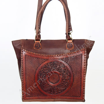 American Darling Tote Hand Tooled Genuine Leather Western Women Bag Handbag Purse | Travel Bags College Casual